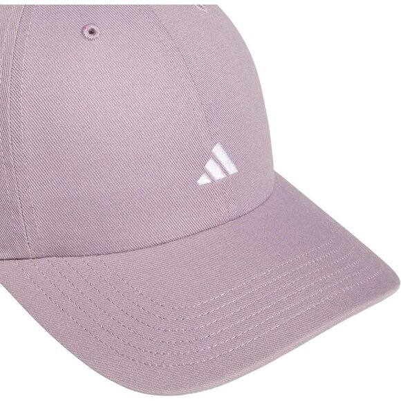 Adidas Women\'s Fig Purple White Saturday Baseball Adjustable Cotton Athletic Hat